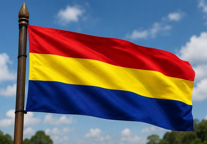 Makna Bendera Dayak Merah-Kuning-Biru yang Dikibarkan Jelang HUT RI 2026 di Kalbar