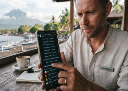 WNA Tendang Warga Lokal dari Grup WhatsApp Jual Beli Preloved di Amed Bali, Aksinya Viral