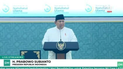 Prabowo Ucapkan Selamat kepada Pengurus Baru PBNU di Penutupan Muktamar NU ke-35