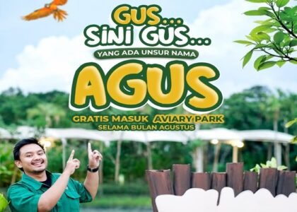 Promo Kemerdekaan HUT ke-81 RI: Agus Masuk Gratis di Aviary Park Sepanjang Bulan