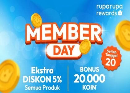 Promosi Bulan Member Ruparupa Rewards Awal Besok! Dapatkan Diskon Hingga 50% untuk Berbagai Barang