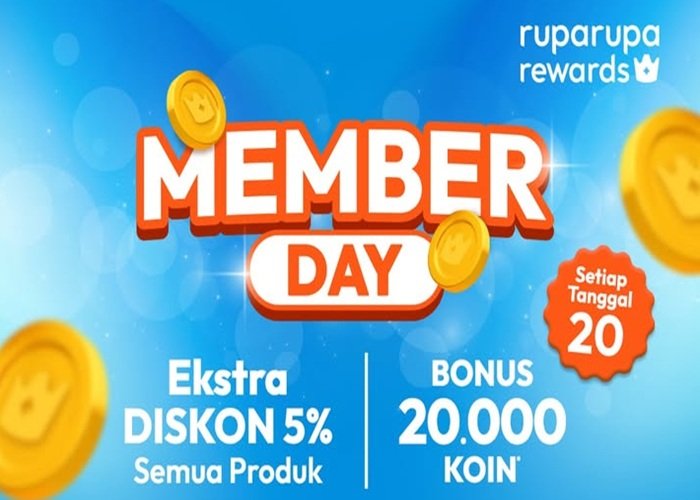 Promosi Bulan Member Ruparupa Rewards Awal Besok! Dapatkan Diskon Hingga 50% untuk Berbagai Barang