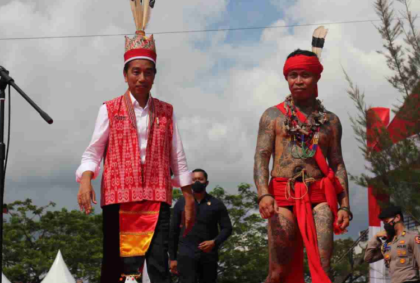 Profil Panglima Jilah, Pemimpin TBBR yang Mengundang Jokowi ke Acara Adat Dayak