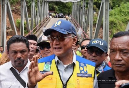 Irigasi Tukad Saba Diperbaiki, Kementerian PU Pastikan Pasokan Air untuk 3.897 Hektare Pertanian