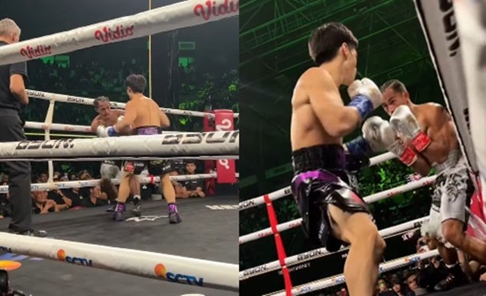 Hasil Pertarungan BYON Combat 8: Nyong Nelson Menang Dominan dan Raih Sabuk Tinju ICB