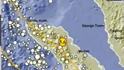 Gempa Magnitudo 5,6 Guncang Gayo Lues, Terasa hingga Medan dan Deli Serdang