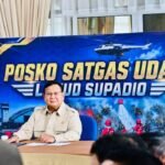 Presiden Prabowo Tiba di Kalbar dan Pimpin Rapat Penanganan Karhutla
