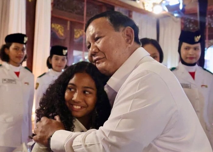 Presiden Prabowo Subianto Ajak Petugas Upacara HUT ke-81 Kemerdekaan RI ke Hambalang dengan Pesan Mengharukan