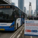 Demo di Sudirman-Thamrin, Rute Transjakarta Dialihkan dan Dipangkas
