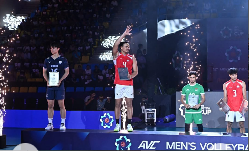 Penghargaan Timnas Voli Indonesia di AVC Men's Cup 2026: Boy Arnez Raih Gelar MVP