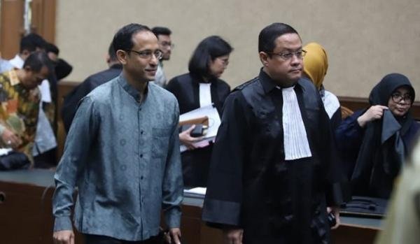 Nadiem Makarim Bantah Tuduhan Korupsi Chromebook dalam Pleidoi dan Minta Divonis Bebas