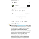 Warganet Serbu Akun Bank Mandiri dengan Komentar Negatif yang Viral hingga Senin