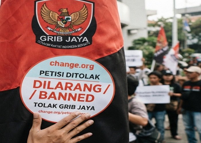 Petisi Pembubaran Ormas GRIB Jaya di Change Dapat Dukungan Puluhan Ribu Tanda Tangan