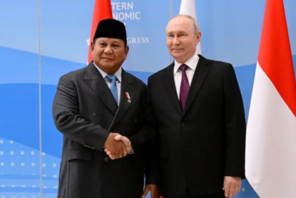 Prabowo Tegaskan Politik Bebas Aktif Indonesia di Hadapan Putin