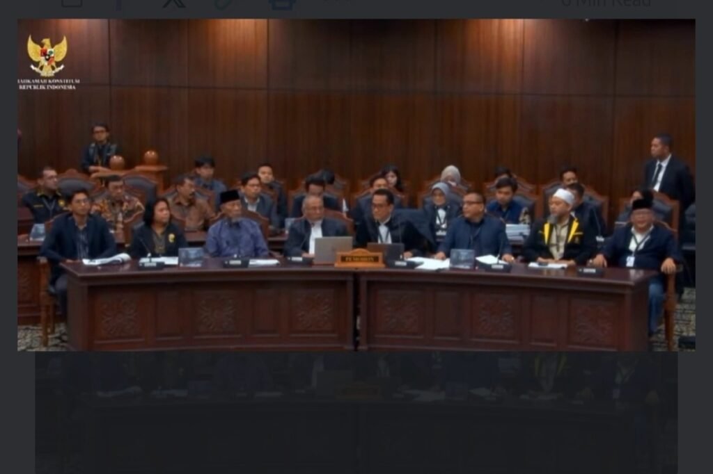 Sidang Ijazah Gibran Memanas, MK Tanyakan KPU Tentang Verifikasi dan Akses Bawaslu
