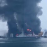 Kapal KMP Batumandi Terbakar di Selat Sunda, Enam Penumpang Tewas
