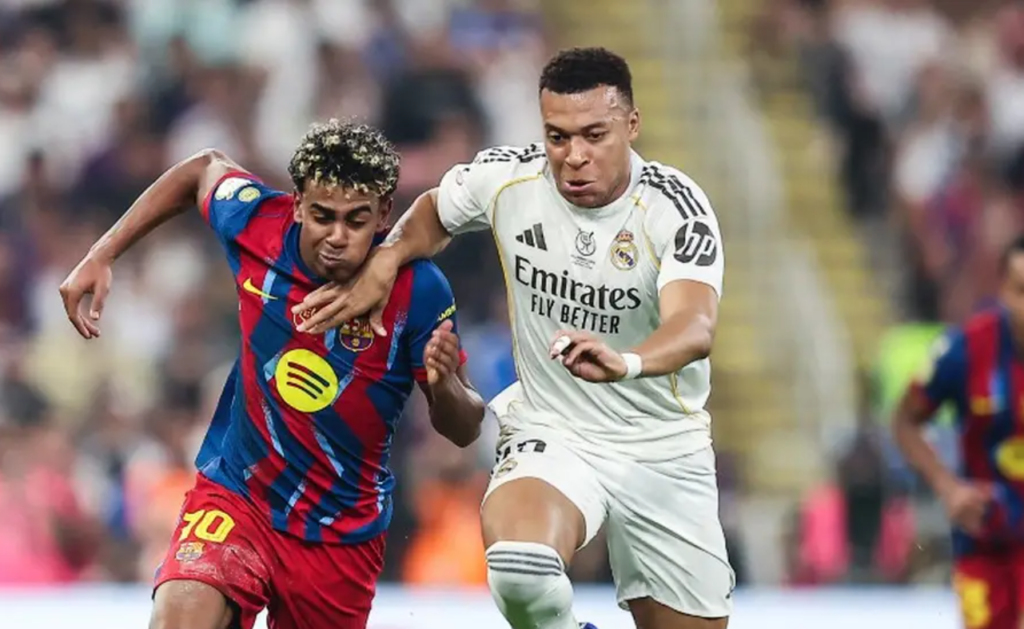 Rekor Pertemuan Mbappe dan Lamine Yamal Menjelang El Clasico Barcelona vs Real Madrid