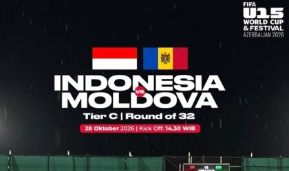 Jadwal Pertandingan Timnas Indonesia U-15 Melawan Moldova di 32 Besar Piala Dunia U-15 2026, Kick-off Pukul 14.30 WIB