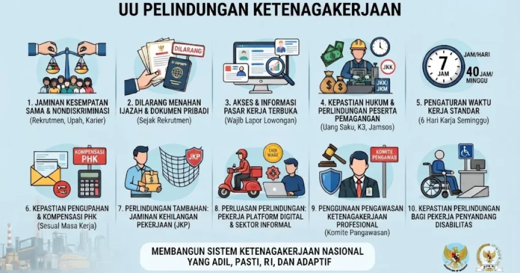 DPR Resmi Setujui UU Pelindungan Ketenagakerjaan: Aturan Kesetaraan dan PHK