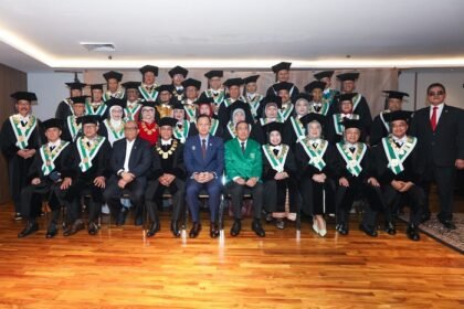 Menko AHY menjadi narasumber pembekalan Wisuda Sarjana dan Pascasarjana UNAS di Jakarta International Convention Center (JICC), Senayan, Jakarta
