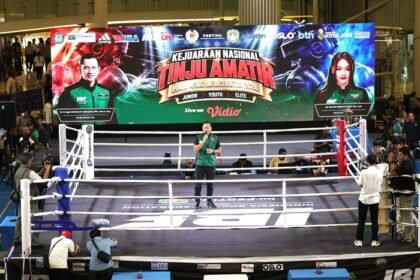 Menko AHY menutup Kejuaraan Nasional (Kejurnas) Tinju Amatir 2026 di Pluit, Jakarta Utara belum lama ini