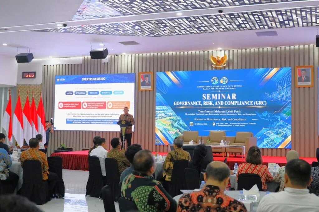 Wamen Ossy Dermawan Dukung Transformasi Digital ATR/BPN dengan Manajemen Risiko