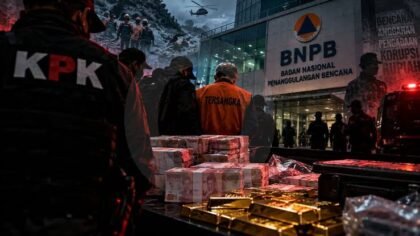 KPK Lakukan OTT di BNPB, 14 Tersangka Ditangkap dan Uang Senilai Rp1,4 Miliar Disita
