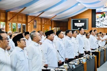 Presiden Prabowo Rapat Menteri di Istana Bogor untuk Evaluasi Program Pemerintah